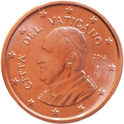 5 centimos 2014 vaticano